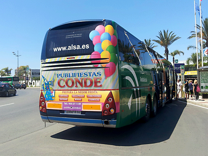 Trabajos de Publifiestas Conde, almería, metropolitano, publicidad