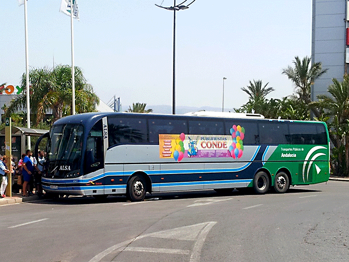 Trabajos de Publifiestas Conde, almería, metropolitano, publicidad