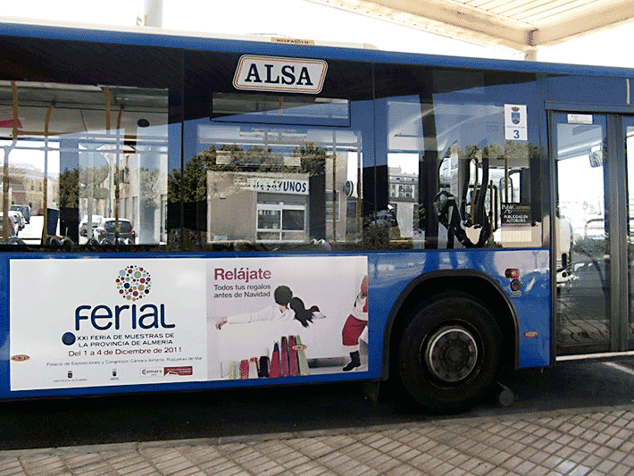 Publicidad en autobuses urbanos